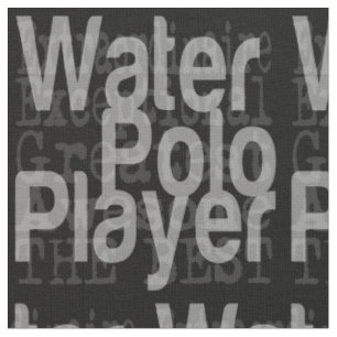 Water Polo Player Extraordinator Stoff