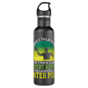 Water Polo Player Sportanlage Lover Schwimmbad Edelstahlflasche