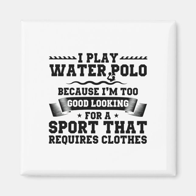 Water Polo Player | Sportteam Trainer Geschenke Magnet (Vorne)