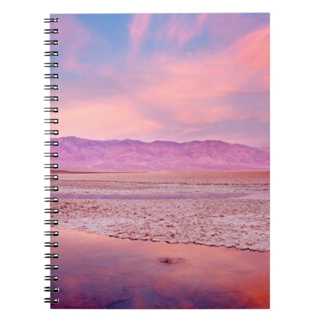 Water See Death Valley Notizblock (Vorderseite)