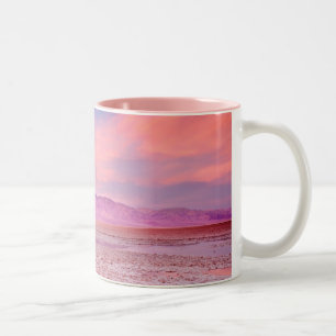 Water See Death Valley Zweifarbige Tasse