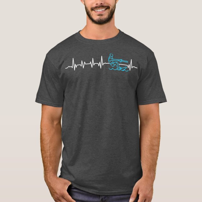 Water Skier Waterski Wakeboarding Water Skiing T-Shirt (Vorderseite)