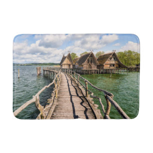 Water Stilt Houses Over the Water Badematte