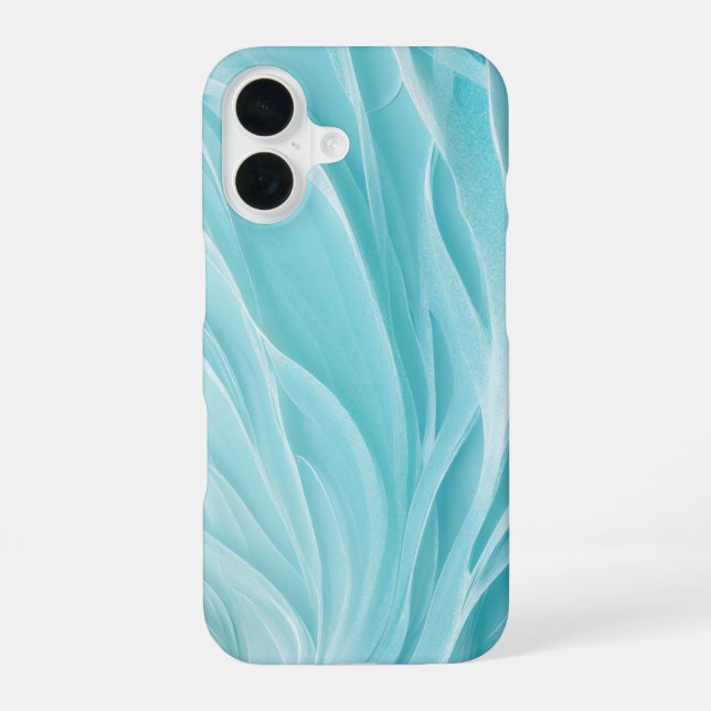 Water Texture Phone Case iPhone 16 Hülle (Rückseite)