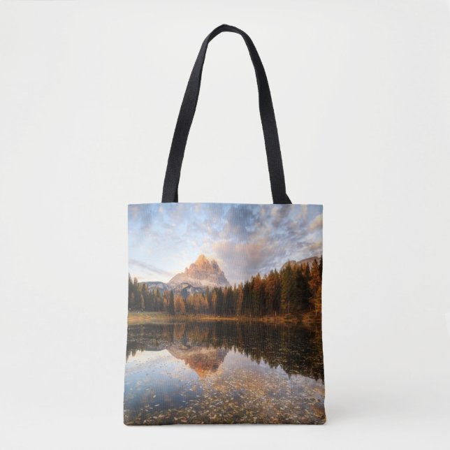 Water Tre Cime Di Lavaredo Italy Tasche (Vorderseite)
