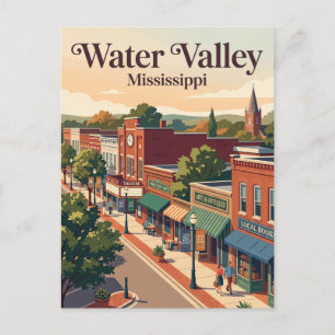 Water Valley, Mississippi Postkarte