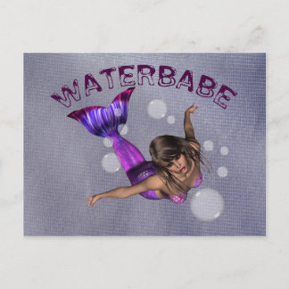 Waterbabe Postkarte