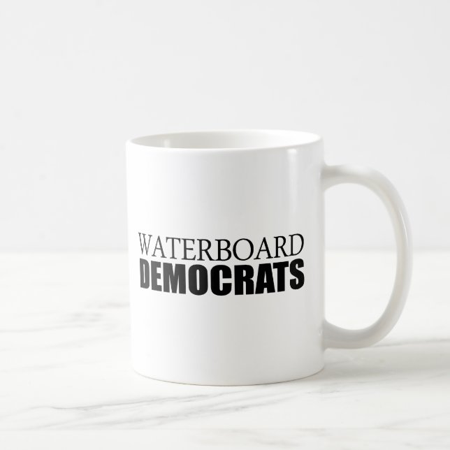 Waterboard Demokraten Kaffeetasse (Rechts)