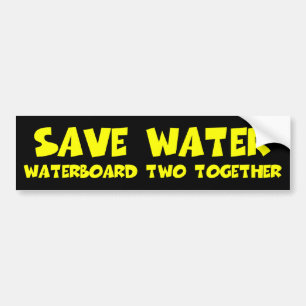 Waterboarding AntiObama Antiliberale Autoaufkleber