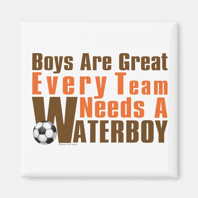 Waterboy Soccer Magnet (Vorne)