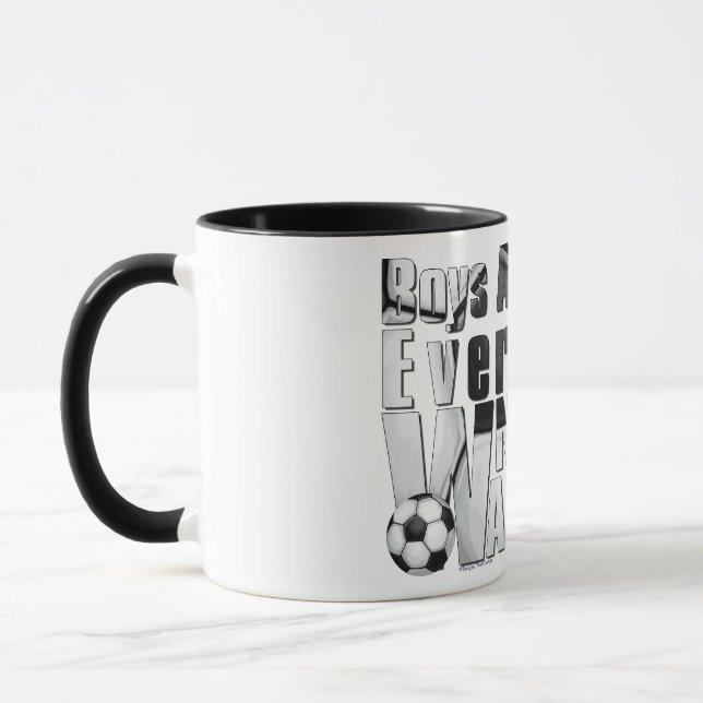 Waterboy Soccer Tasse (Links)