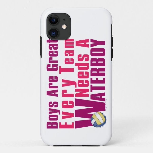 Waterboy Volleyball in Pink Case-Mate iPhone Hülle (Rückseite)