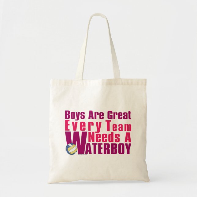 Waterboy Volleyball in Pink Tragetasche (Vorne)