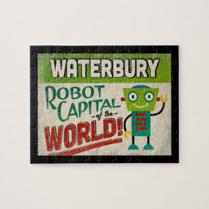 Waterbury Connecticut Robot - Funny Vintag