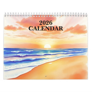 Watercolor 2025 Wall Calendar  Kalender