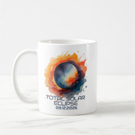 Watercolor 2026 Eclipse Keepsake Kaffeetasse