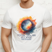 Watercolor 2026 Eclipse Keepsake