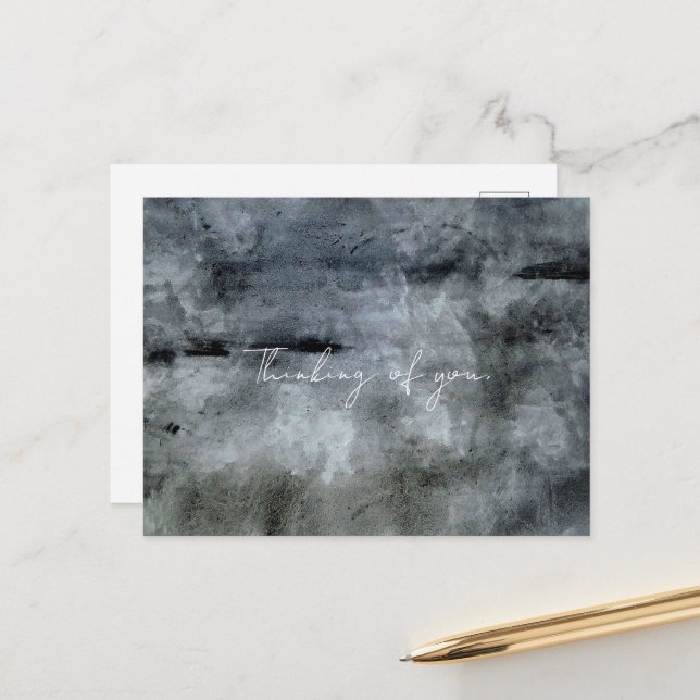 Watercolor Abstract Postkarte (Vorderseite/Rückseite Beispiel)