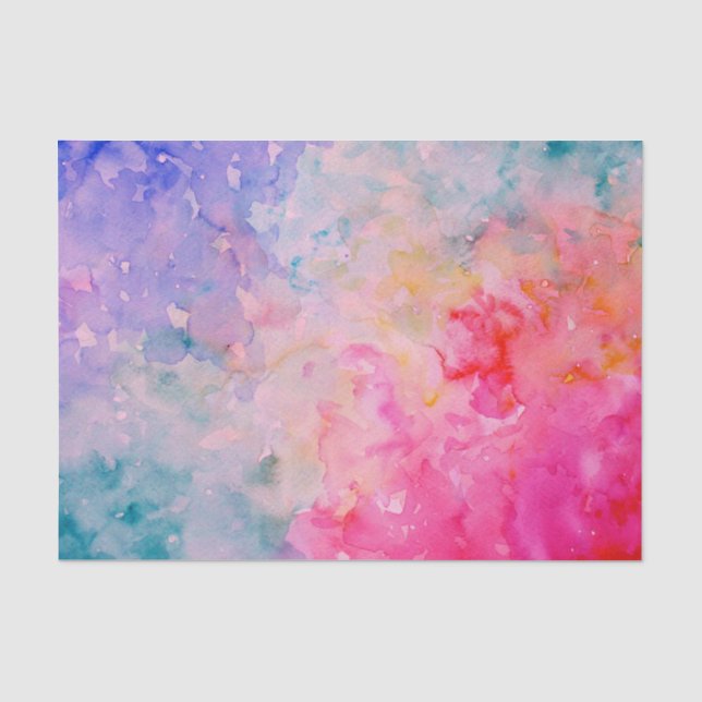 Watercolor abstrakt seidenpapier (Vorderseite)