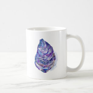 Watercolor-abstrakte Austern-Muschel Kaffeetasse