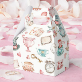 Watercolor Alice Pattern Geschenkschachtel