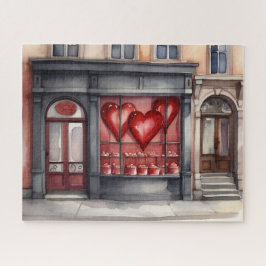 Watercolor Altstadt Valentinas Tagesgeschäft