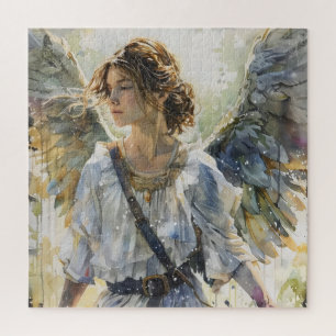 Watercolor Angel Girl
