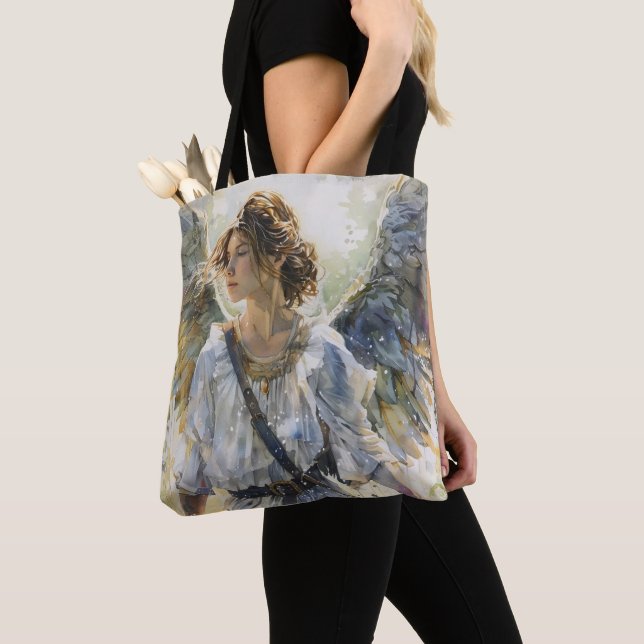 Watercolor Angel Girl Tasche (Von Nahem)