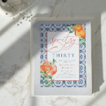 Watercolor Aperol Spritz Thirty 30th Birthday Einladung<br><div class="desc">This fun girly birthday invitation has a Italian Aperol Spritz theme with citrus accents. The front illustration is a watercolor Aperol spritz with orange and herb toppings. It is fun and whimsical,  perfect for elegant cocktail parties and luncheons.</div>