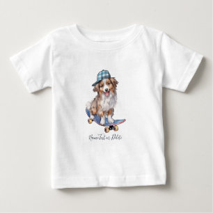 Watercolor Australian Shepherd T - Shirt
