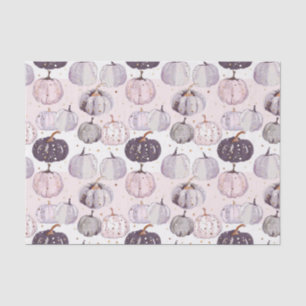 Watercolor Autumn Pumpkin Pattern Fall Decoupage Seidenpapier