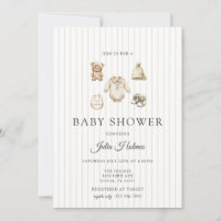 Watercolor-Babysachen | Herbst-Baby-Einweihung