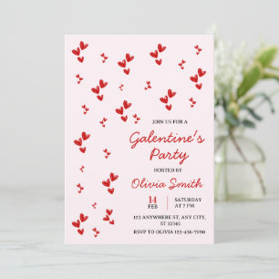 WATERCOLOR-BALLOONS GALENTINES-TAG-PARTY-EINLADUNG EINLADUNG