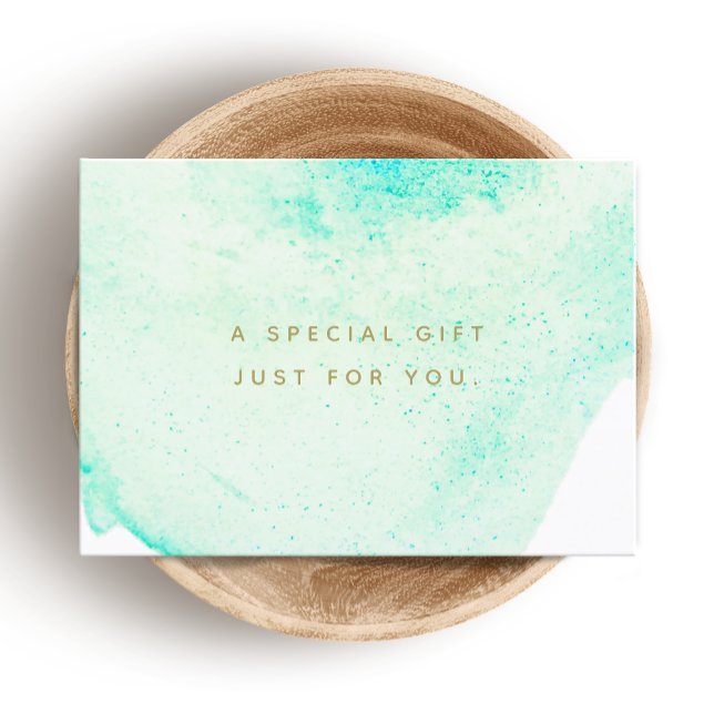 Watercolor Beauty Salon Certificat cadeau Spa (Créateur téléchargé)