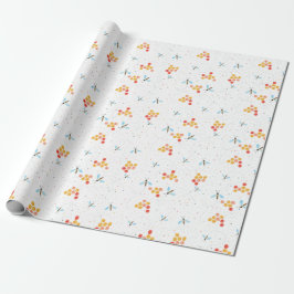 Watercolor Bee Muster Papier Geschenkpapier