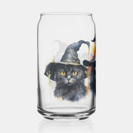 Watercolor Black Cat Trio Dosenglas