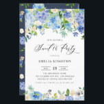 Watercolor Blue Hydrangea 16 . Geburtstag Einladun<br><div class="desc">Mit dieser maßgeschneiderten,  süßen 16 Party Einladung laden wir Sie zu Ihrer Veranstaltung ein. Es verfügt über blühende,  blaue,  lila-weiße Rosen,  Anemone und Hydrangeas in Aquarelltönen. Personalisieren Sie diese blumengeschmückte 16 . Geburtstag-Party Einladung,  indem Sie Ihre Veranstaltungsdetails hinzufügen. Die Einladung von Hydrangea ist perfekt für die Frühjahr- und Wintergeburtstage.</div>