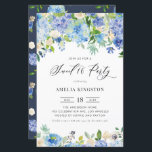 Watercolor Blue Hydrangea 16 . Geburtstag Einladun<br><div class="desc">Mit dieser maßgeschneiderten,  süßen 16 Party Einladung laden wir Sie zu Ihrer Veranstaltung ein. Es verfügt über blühende,  blaue,  lila-weiße Rosen,  Anemone und Hydrangeas in Aquarelltönen. Personalisieren Sie diese blumengeschmückte 16 . Geburtstag-Party Einladung,  indem Sie Ihre Veranstaltungsdetails hinzufügen. Die Einladung von Hydrangea ist perfekt für die Frühjahr- und Wintergeburtstage.</div>