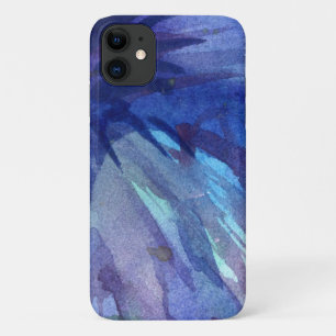Watercolor Blue Phone iPhone Case