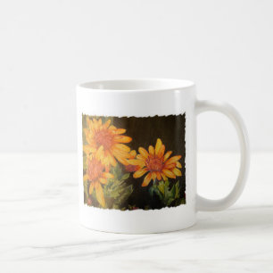Watercolor-Blumen Kaffeetasse