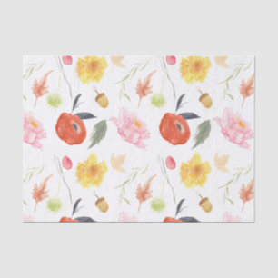 Watercolor-Blumen Seidenpapier