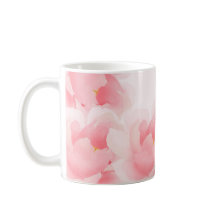 Watercolor-Blumenpfingstrosen-hellrosa Tasse