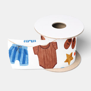  Watercolor Boho Baby Clothes Kinderdusche Geburts Satinband