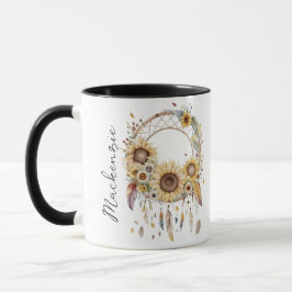 Watercolor Boho Dreamcatcher Tasse