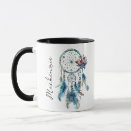 Watercolor Boho Dreamcatcher Tasse