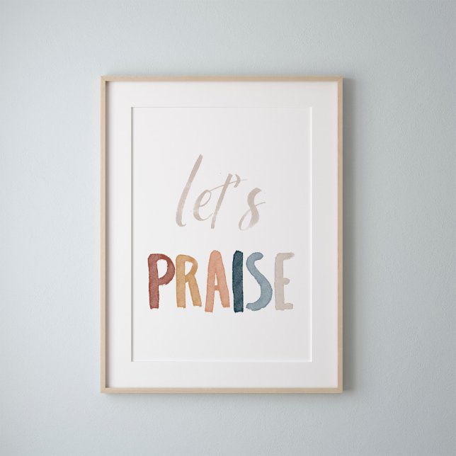 Watercolor boho lasse Lobesposter Poster (Von Creator hochgeladen)