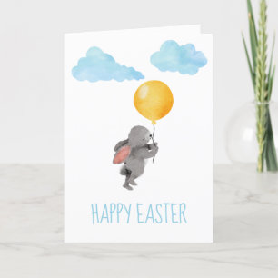 WATERCOLOR BUNNY EASTER FEIERTAGSKARTE