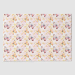 Watercolor Butterfly Whimsy Seidenpapier