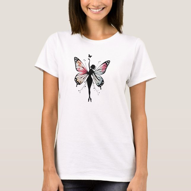 Watercolor Butterfly Wings Aesthetic Shirt (Vorderseite)