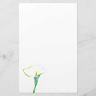 Watercolor Calla Briefpapier